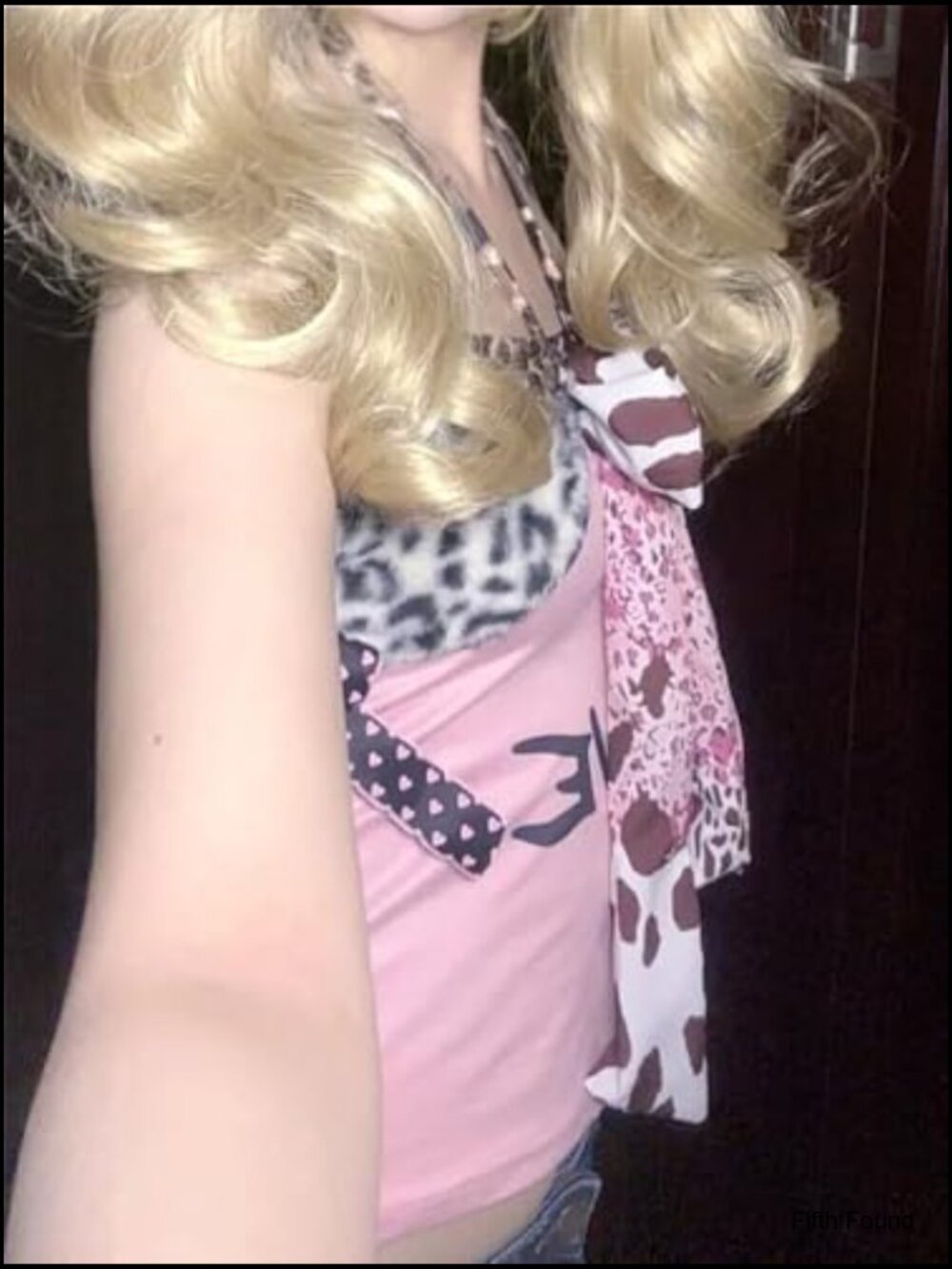 Vintage Harajuku Y2K Leopard Print Cami Top Whimsy Twee Tank Top - Picture 6 of 7